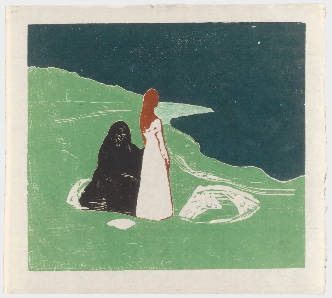 Edvard Munch, Deux femmes sur le rivage